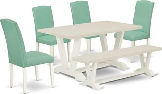 East West Furniture 6 Pc Dining Room Set