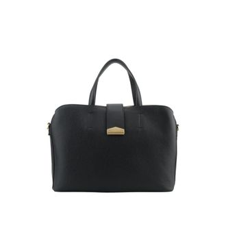 Pourchet Cavalcade GM Handtas - Dames - Handtassen - Zwart - ONE Size - Leer - Tassen