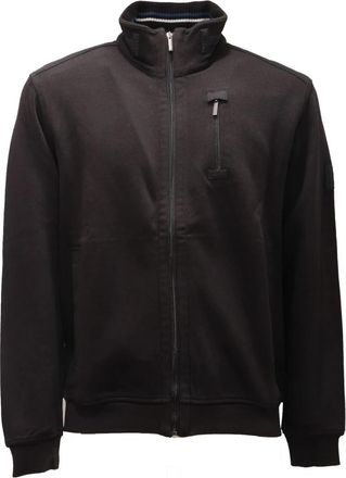 Bugatti Katoenen sweatshirt Model 75120 - Heren - Vesten met rits - Zwart - S - Katoen - Hoodies & sweatvesten