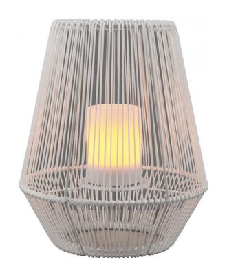 Trio Leuchten Trio Lighting Sobremesa Solar Led Para Exterior Con Sensor Mineros Blanco
