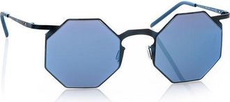Italia Independent II 0205 023.000 Mens Sunglasses Blue Size 47