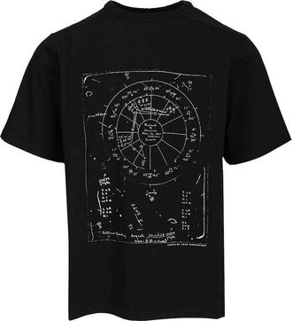 Rick Owens Brad T-Shirt In Black Cotton Jersey