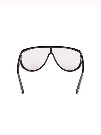 Tom Ford FT1182 Oversized Aviator Sunglasses - Black