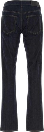 Prada Mens Stretch Denim Jeans Navy Cotton Elastane