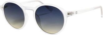 Guess Ronde acetaten zonnebril - Dames - Zonnebrillen - Wit - ONE Size - Accessoires