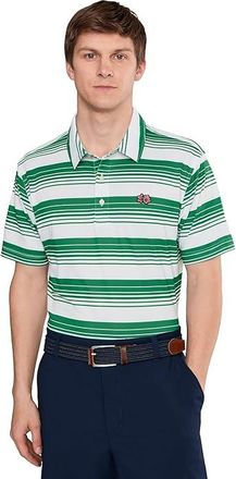 Chubbies Chubbies The Hole In One Hue (range Polo) Mens Clothing Dark Green/Striped : 2XL, Polyester/Spandex