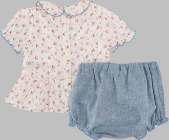 Tartine Et Chocolat Floral Cotton Shirt - White