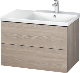 Duravit Duravit L-cube Mueble De Pared De 820mm De Ancho, Profundidad 481, 2 Cajones, Cabe p3 Comfort Art&iacute;culo 233485, Derecho De Cuenca, Color: Decoraci&oacute;n Pi
