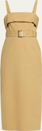 Toccin Theodora Belted Midi Dress