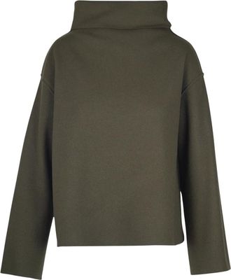 Ni&ugrave; Dolcevita in lana infeltrita - - Knitwear - Donna - Verde - M