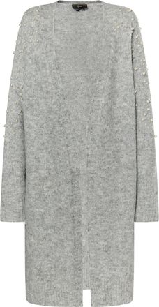 Faina Vest Dames licht grijs melange