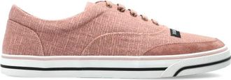 Dolce & Gabbana DG Sailing Linnen Sneakers - Heren - Sneakers - Roze - 42 1/2 EU - Linnen - Schoenen