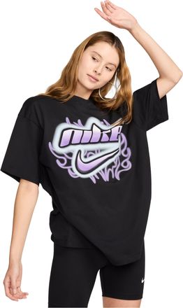 Nike (WMNS) Nike Sportswear Oversized T-shirt Asia Sizing Black FZ1147-010