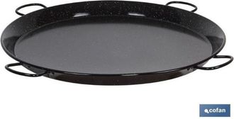 cofan Cofan Paellera Acero Esmaltada &Oslash;80cm (4 Asas), Paellera Fabricada En Acero Esmaltado Con 4 Asas, En Formato Tradicional. Disponemos Varias De Medidas 