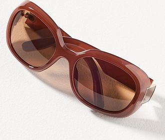 I-SEA Oversized Wrapped Circle Sunglasses