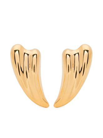 Tom Ford curved-claw earrings - Gold