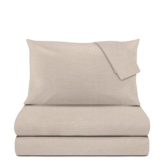 KASANOVA Completo letto matrimoniale melange beige