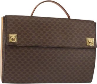 Celine Pre-owned Handbags, female, Brown, Size: ONE SIZE Pre-owned Vintage Leather Handbag