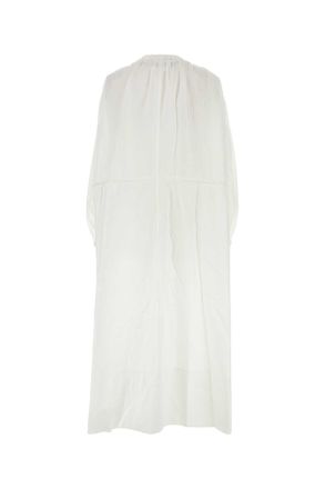 Jil Sander Witte Katoenen Jurk