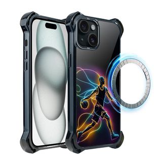 OEM Custodia Ibiza Dropguard Ultra Per Iphone 15 Con Magsafe, Electromove, Basketball Spirit
