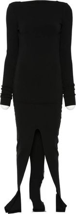 Rick Owens Tight Open-back Maxi Dress