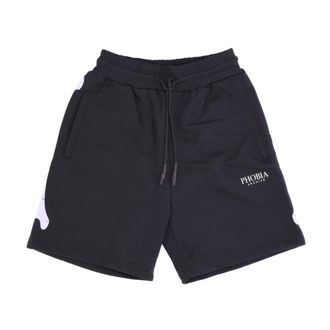 Phobia Archive Korte Broeken, Heren, Zwart, XL, Katoen, Skeleton Print Shorts