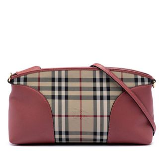 Burberry Pre-owned Burberry Haymarket Check Coated Canvas Chichester Crossbody Ladies LAFOZLPO0Q59R80Z