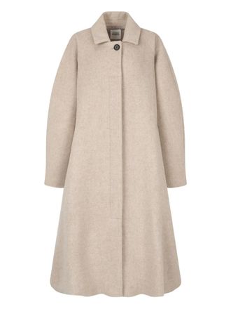 TOMBOY button collar coat - Toni neutri