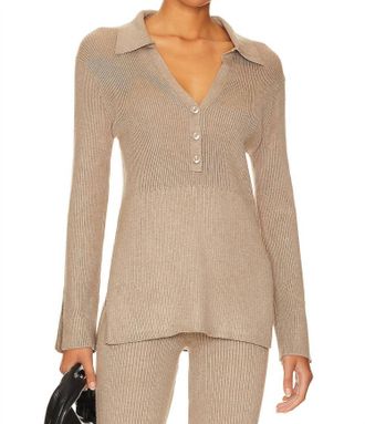 525 america Gemma Top In Cashew Heather