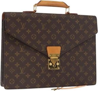 Louis Vuitton Pre-owned Handbags, female, Brown, Size: ONE SIZE Pre-owned Vintage Canvas Handbag