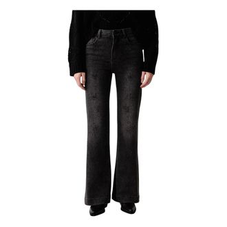 Liu Jo Jeans a zampa con borchie - - Jeans - Donna - Nero - W28