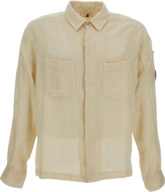 C.P. Company Shirts Long Sleeve In Linen