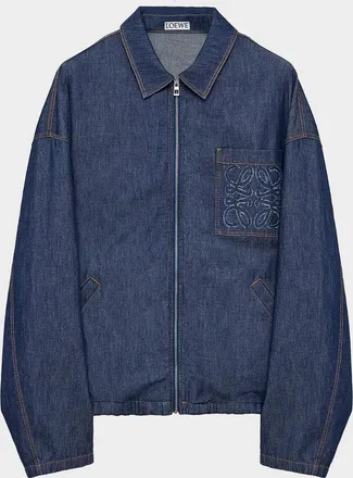 Loewe Men & apos;s Denim Zip-Front Jacket