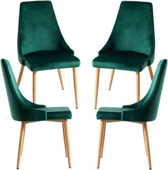 Regalos Miguel Regalos Miguel - Packs Sillas Comedor - Pack 4 Sillas Stoik Wood - Verde