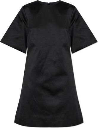 By Malene Birger Harperz Jurk - Dames - Korte kleedjes - Zwart - XS - Katoen - Kleedjes