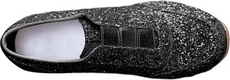 Generic Trainers Womens Black Elegant Glitter Trainers Womens 42 Sports Shoes Flat Outdoor Shoes Leisure Tennis Shoes Lightweight Indoor Shoes Comfortable Com