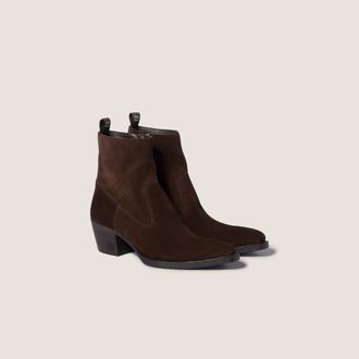 Miu Miu Suede ankle boots