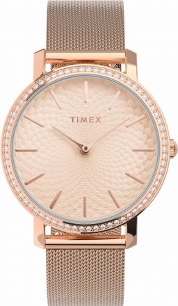 Timex Transcend Womens Rose Gold Watch TW2V52500 Stainless Steel (archived) - One Size