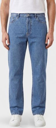 Valentino Garavani Jeans straight in denim di cotone con logo posteriore