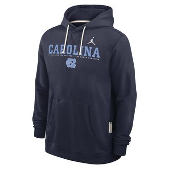 Nike Jordan Mens North Carolina Sideline Jordan Brand Dri-FIT College Pullover Hoodie in Blue | 0JAZ41SNCN-HSY