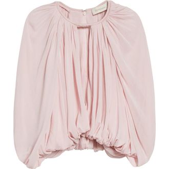 Zimmermann Alchemy Caped Blouse in Light Pink at Nordstrom, Size 1
