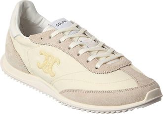 Celine Celine Triomphe Nylon & Suede Sneaker