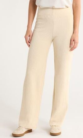 JANE + MERCER Pull-On Corduroy Pants in Vanilla at Nordstrom Rack, Size X-Small