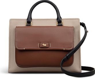 Radley London Talbot Way - Colourblock Medium Ziptop Satchel Bag