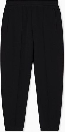 Emporio Armani BRANDED CUFFED JOGGERS Size: XL, colour: BLACK