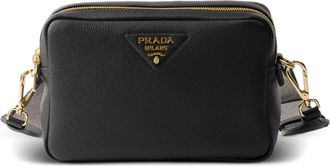 Prada Borsa a spalla in pelle piccola - Nero