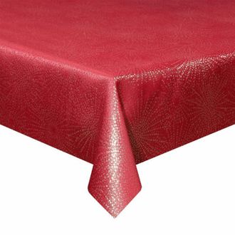Tognana Mantel Navide&ntilde;o Antimanchas 150x300 Cm Vega Rojo