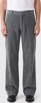 Magliano Pantaloni wide leg in velluto a coste con chiusura a scomparsa
