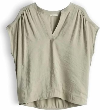 OPUS Sawoko Blouse - Dames - Blouses & Shirts - Groen - Maat: 2XL