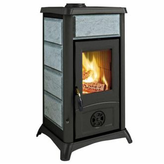 Nordica Estufa De Le&ntilde;a Gemma Piedra Gris Nordica Modelo 7111652